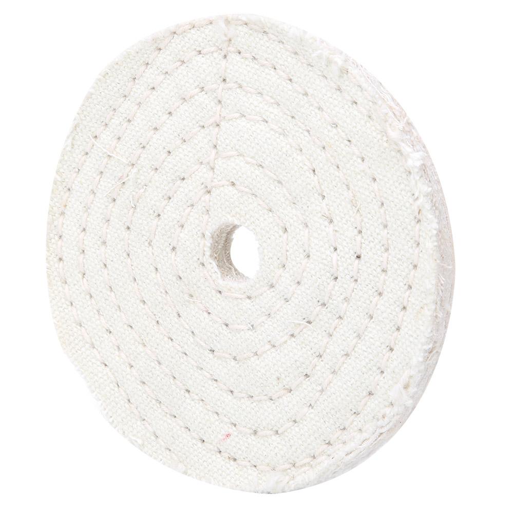 

5 шт. Тканевый полировальный круг Хлопковый Белый Металл Ювелирные изделия Зеркальная полировка Абразивный инструмент 4 дюйма