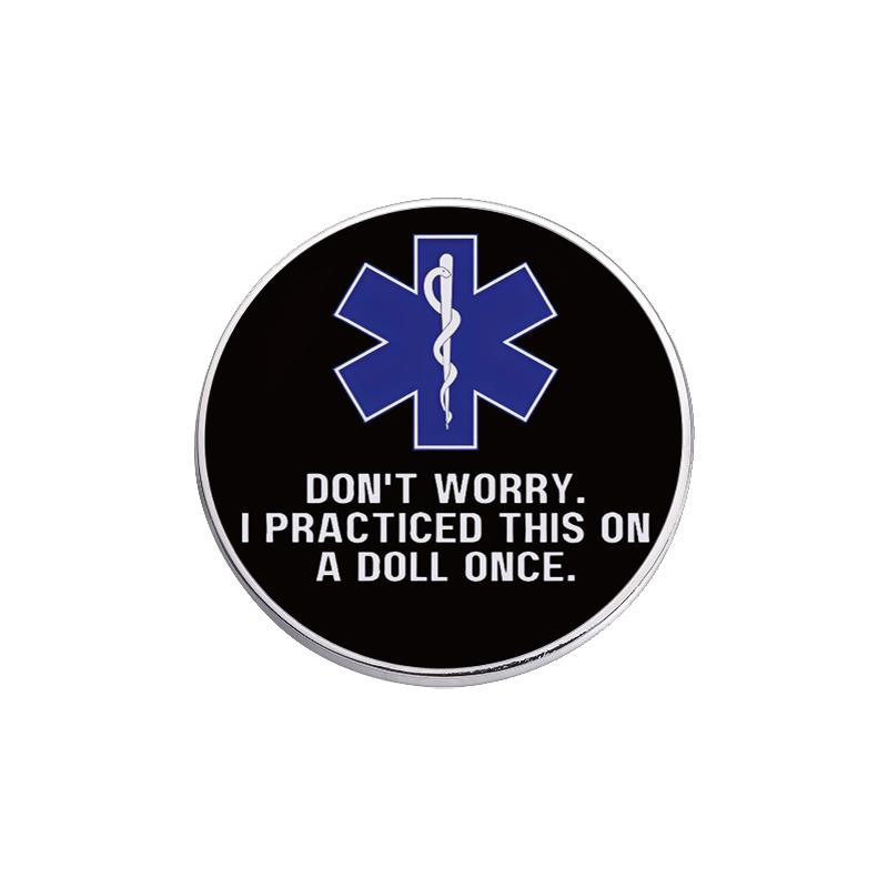 Punk UV Printing Design Pins I Love Horror Movies Brooches Clothes Lapel Badge Backpack Halloween Jewelry Gift For Friends