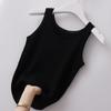 Vesta Ženy Slim Outer Wear Vnitřní vrstvení Spodní Košile Bez rukávů Tenký Top