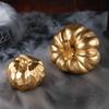 Retro Pumpkin Statue Resin Miniature Figurine Sculpture Micro Landscape Pumpkin Ornament  Autumn