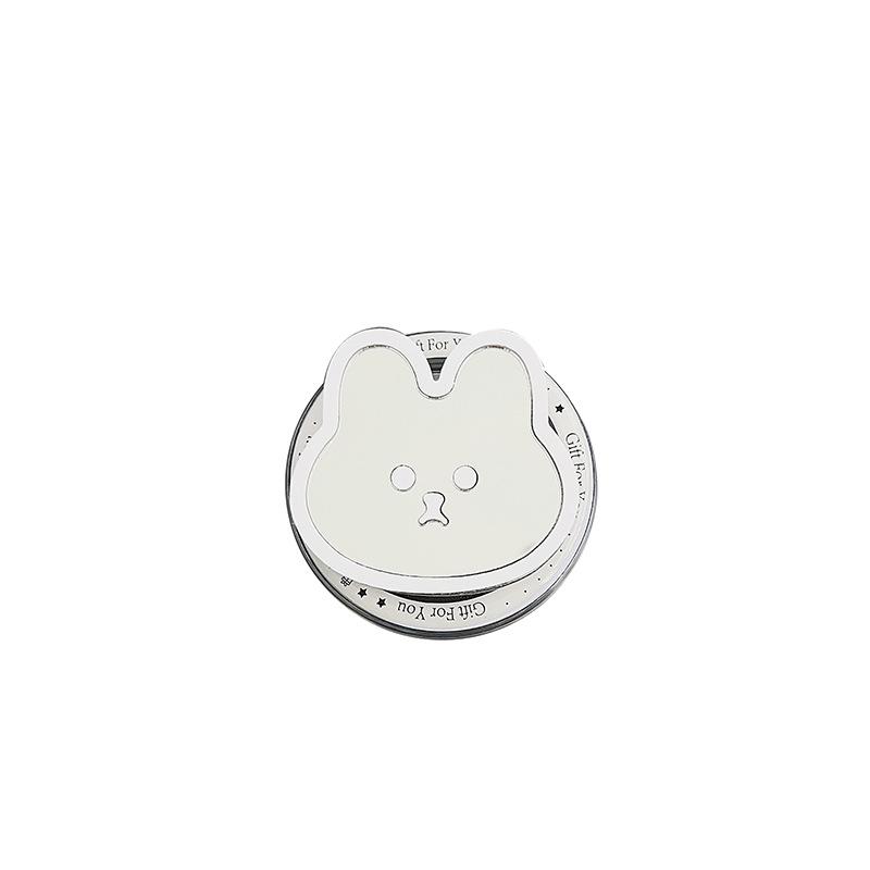 Cute Wind Mobile Phone Airbag Bracket Bunny Mirror Sticker Magnetic Suction Retractable Portable Lazy Niche