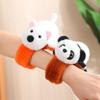 Cute Cute Animal Flipped Fox Turned Into Puppy Dog Snapping Circle Plush Toy Panda Bracelet Doll