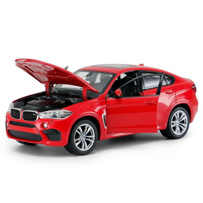 Modèle De Voiture BMW X6 SUV 1/24 En Alliage Moulé – Jouet Collection, Détaillé, Métal Et Plastique