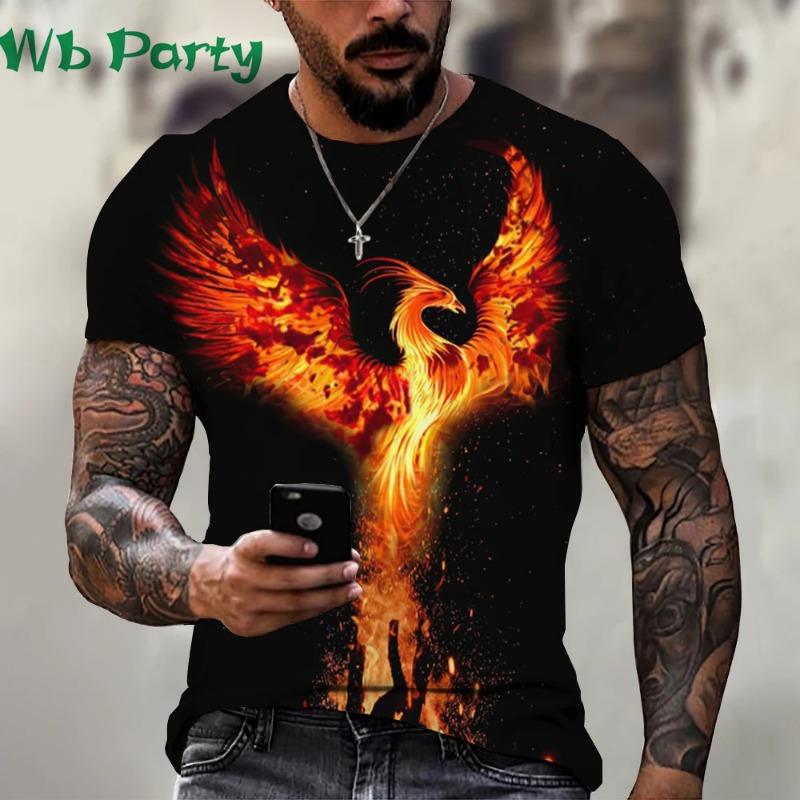 3D Printed Japanese Ninja T Shirt For Men Warrior Pattern Tees Summer Harajuku Loose Round Neck Tops Short Sleeves Kids T-Shirts