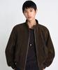 Labelarchive Paz 90’S Cow Suede Blouson Saddle Brown