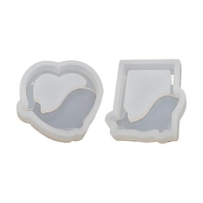 Silikonformen für Kunstharz, Treibsand-Gussformen, Epoxidharz-Shaker-Form für Schmuck, DIY-Bastelarbeiten, Herstellung von Kunstharz-Anhängerformen