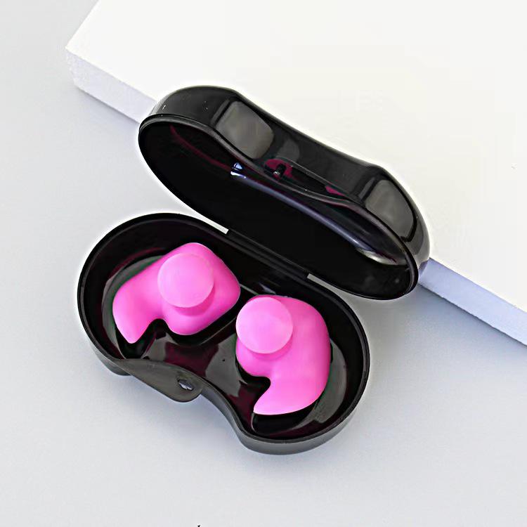 Silikon Schwimm-Ohrstöpsel & Nasenklammern Set - Unisex Lärmreduzierende Schallisolierte Ohrstöpsel für das Training