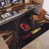 Custom Rug Brisbane Broncos Pattern Print Name Text Soft Non‑Slip Floor Carpet for Home Indoor Decoration