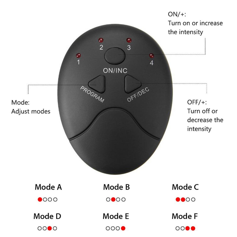 Professional Sports Abdominal Trainer Rechargeable Abdomen Gel Pad Muscle Stimulator For Weight Loss