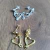 2026 new hot selling fashionable exquisite heart-shaped earrings, suitable for casual and fashionable matching