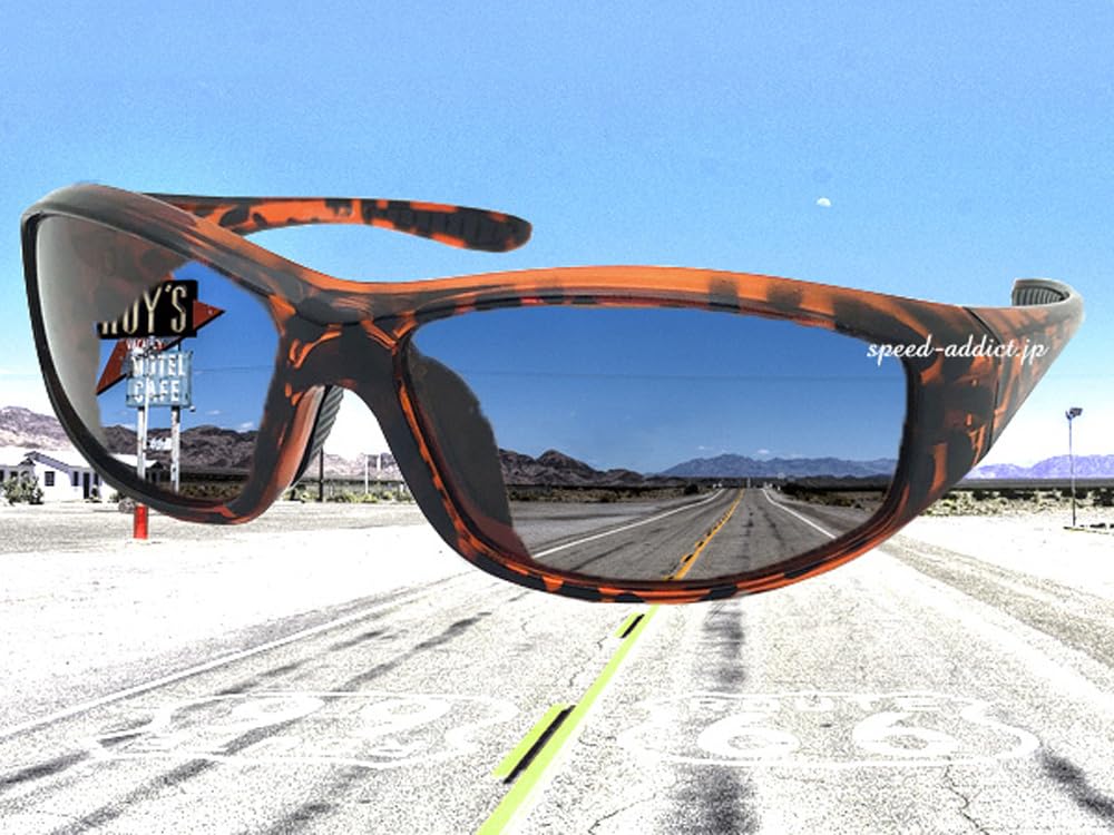 [SPEED ADDICT] CLASSIC PORALIZED BIKER SHADE WIND GUARD (Classic Polarized Biker Shade Wind Guard) Tortoiseshell x Polarized Brown