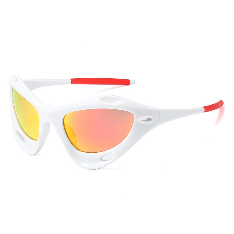 Cat Eye Sunglasses, Cycling Sports Large-Frame Glasses, Personalized Y2K Sunglasses.