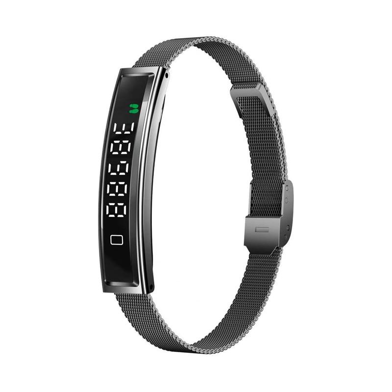 Bracelet Intelligent pour Femme B3 Suivi de la Santé du Sommeil et de la Pression Artérielle Tactile Léger Tendance Sportif Montre de Fitness pour Femmes