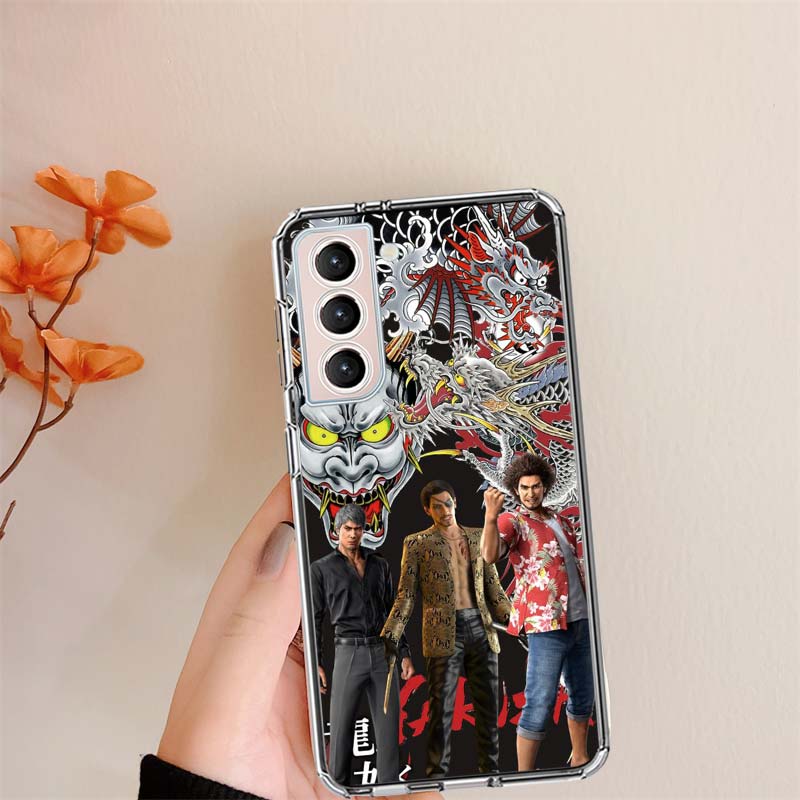 Yakuza 0 Game Clear Phone Cases for Samsung S26 Ultra Galaxy S25 Edge S24 S23 FE S21 Plus S20 S22 S10 Cover Patterned Compatible