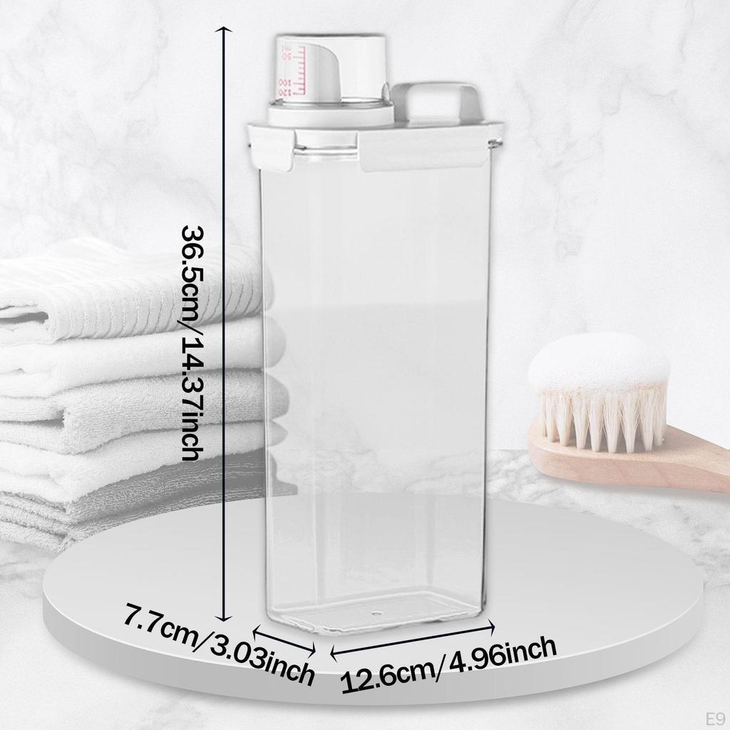 Pojemnik na proszek do prania Dozownik Praktyczny Hermetyczny Wielofunkcyjny Bęben do prania do domu wiejskiego