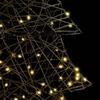 Christmas Tree with 160 Warm White LEDs 150 cm Rattan
