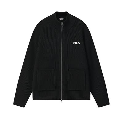 Fila Original Lässiger Sportmode Vielseitig Weich Bequem Warm Grobstrickpullover Unisex Pullover F51U549405FBK