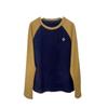 Autumn Winter Plus Plush Thick Loose Color Blocked Long Sleeved T-shirt for Women Hoodie Base Shirt Slimming Top T-Shirts Women’s