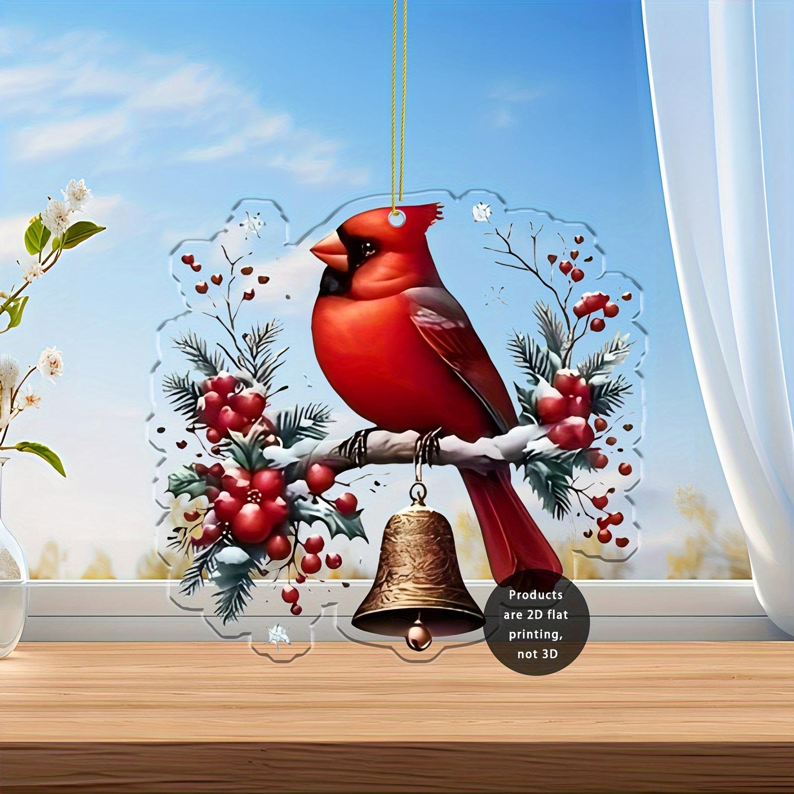 

2D Flat Acrylic Bird Decoration, Indoor and Outdoor Decoration - No Need for Batteries/electricity, Shop Decoration, Durable Outdoor Decora 8*7cm