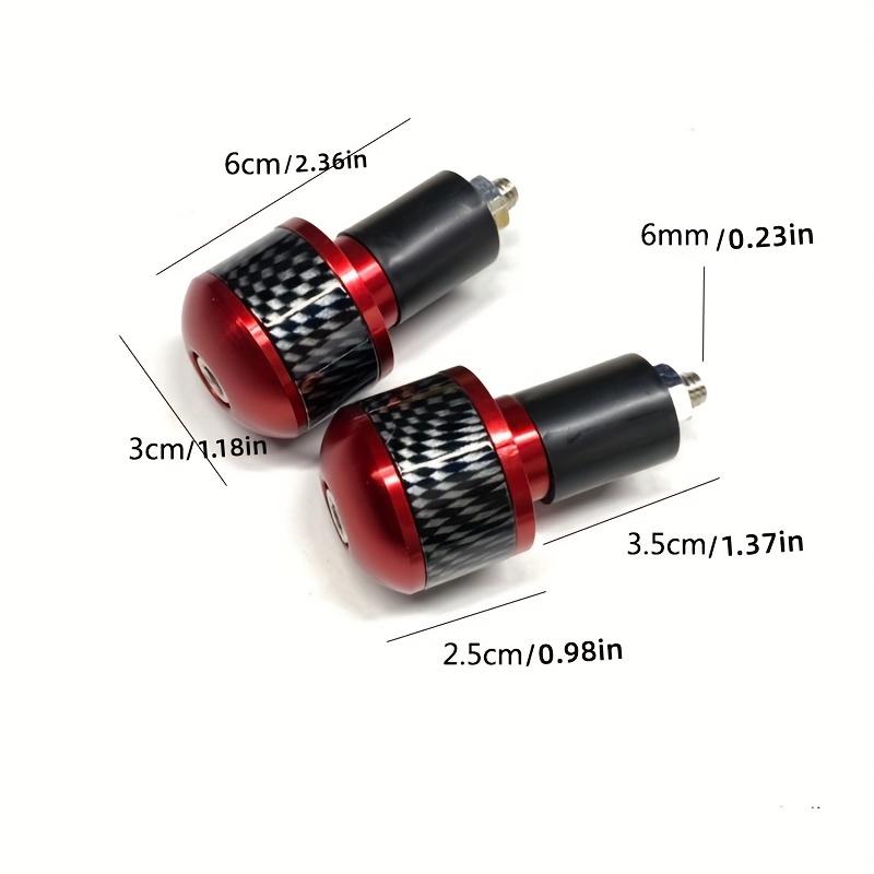 7/8"22mm Universal Motorcycle Handle Bar End Cap Plug Handlebar Grips Slider for HONDA Yamaha for SUZUKI Kawasaki Old School Bobber Touring