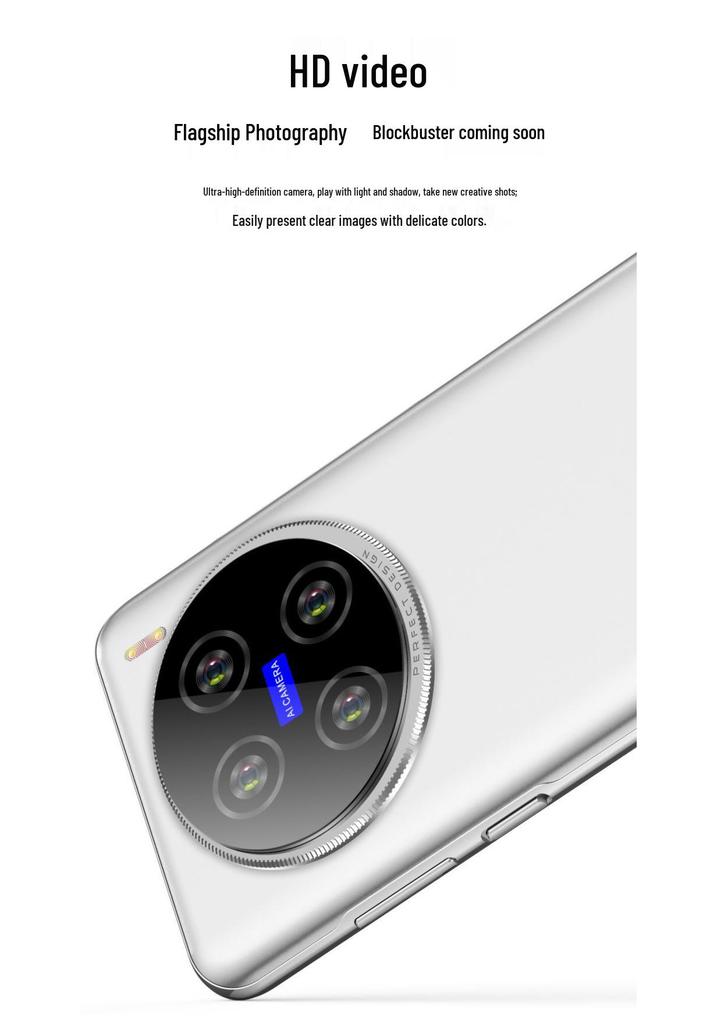 S100 UltraMax Smart 5G Phone: Large Curved HD Screen, Perfect for Gaming & Streaming
