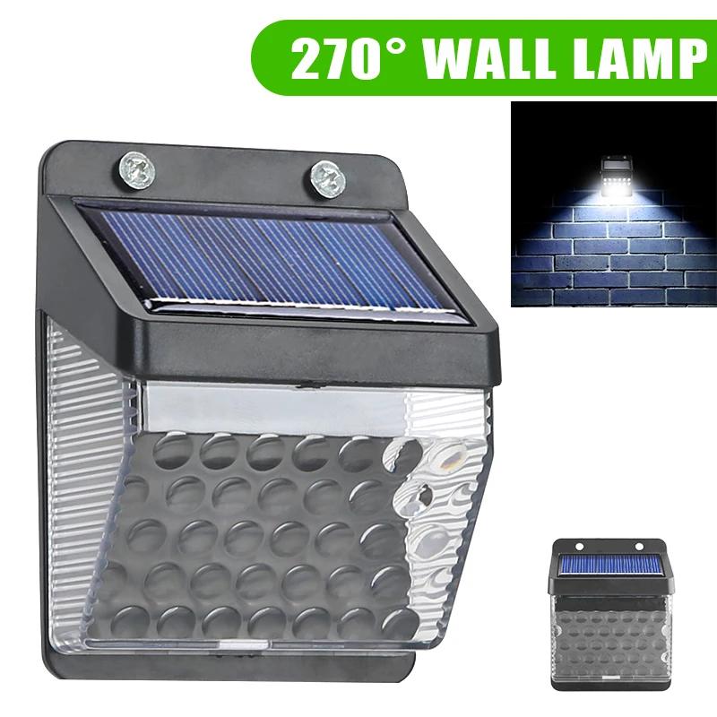 30 LED Solar Light PIR Motion Sensor Wall Light Outdoor Solar Lamp Waterproof Solar Powered Sunlight Street Lamp Garden Decor