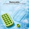 2 In 1 Ice Cube Mold Flexible Silicone Bottom Twist Demoulding Ice Tray with Straw Ice Cube Tray And Water Bottle Leakproof Portable Ice Water