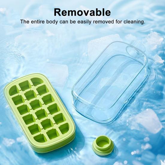 2 In 1 Ice Cube Mold Flexible Silicone Bottom Twist Demoulding Ice Tray with Straw Ice Cube Tray And Water Bottle Leakproof Portable Ice Water