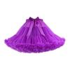 Weißer Erwachsenen Mesh Puffrock - Super Puffiger Halbkörper-Kostüm-Petticoat