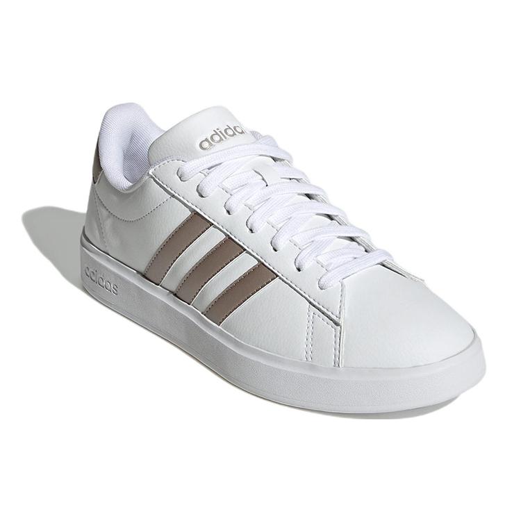 Adidas Wmns Grand Court Cloudfoam 'White Platinum Metallic' Women's GW9215