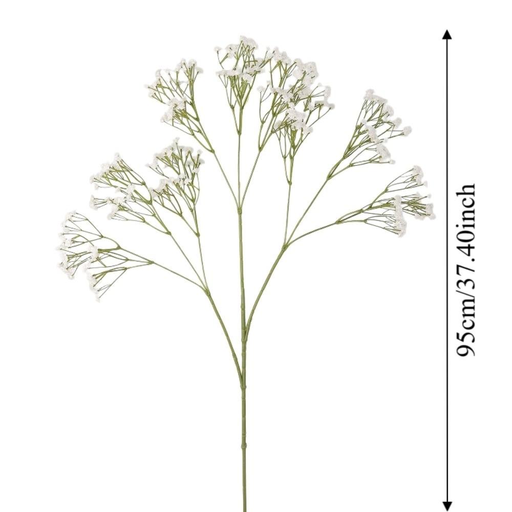 Real Touch Artificial Gypsophila Flower Branch Elegant Fake Flowers  Outdoor Garden Decor