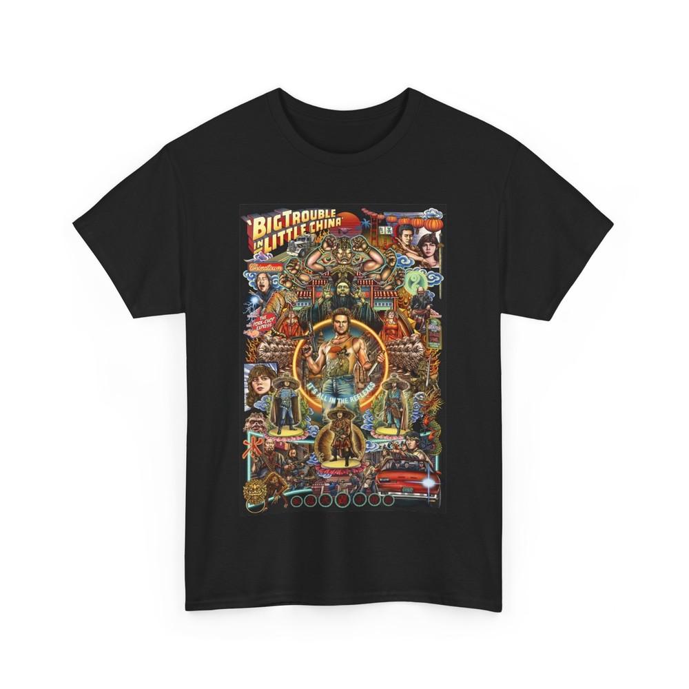Big Trouble in Little China 1986 Movie T Shirt  Unisex Heavy Cotton Tee Unisex T-Shirt XXXL