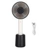 Portable Handheld Fan 3 Levels Automatic Shaking Head USB Rechargeable Battery Operated Small Handheld Fan for Travel