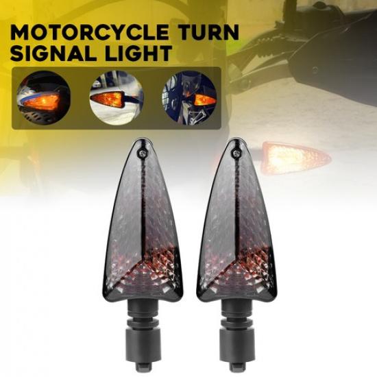 Pair Motorcycle LED Turn For Light Signal BMW F800GS Smoked S1000RR F800S Lens