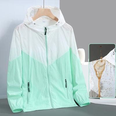 Plus Size S-7XL Cappotto estivo da uomo Giacca a vento da uomo impermeabile alla moda con cappuccio Giacca protettiva solare ultrasottile e traspirante