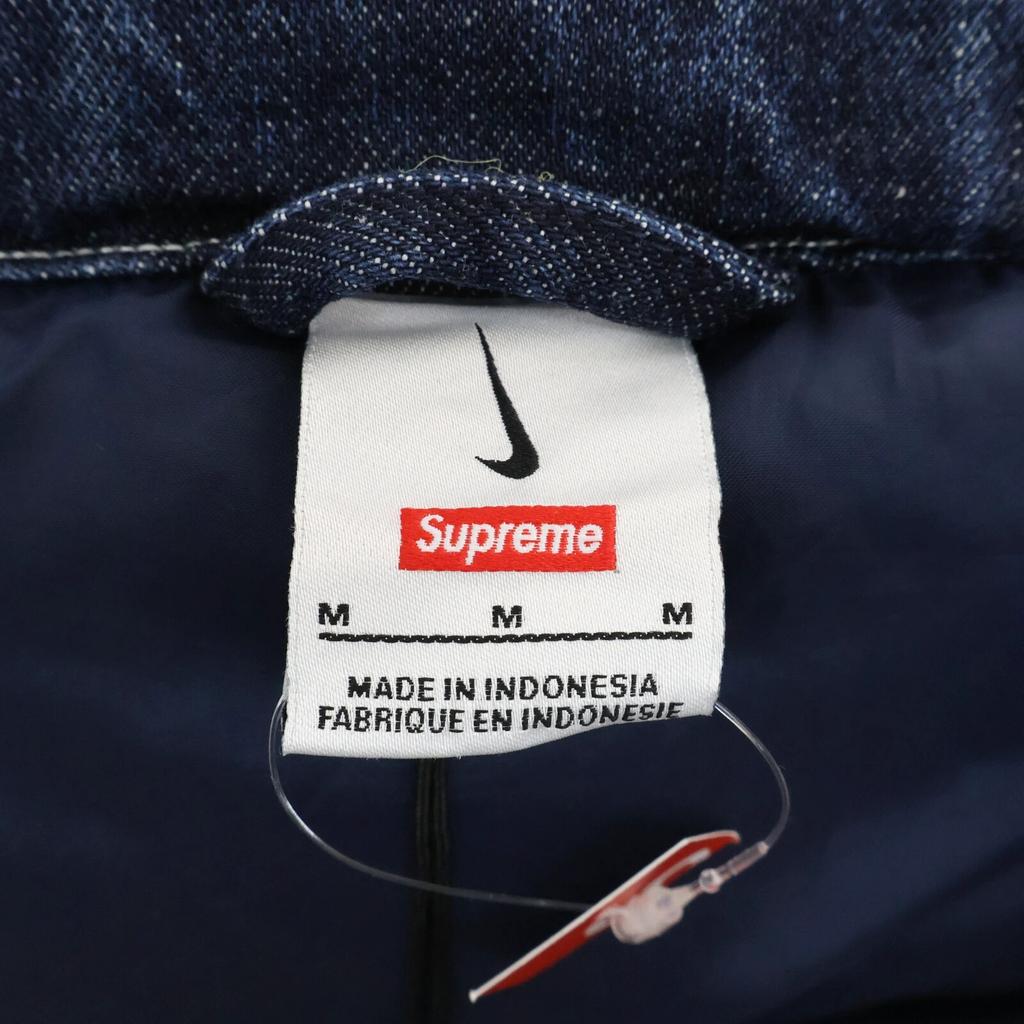 Supreme Nike Denim Puffer Vest Indigo