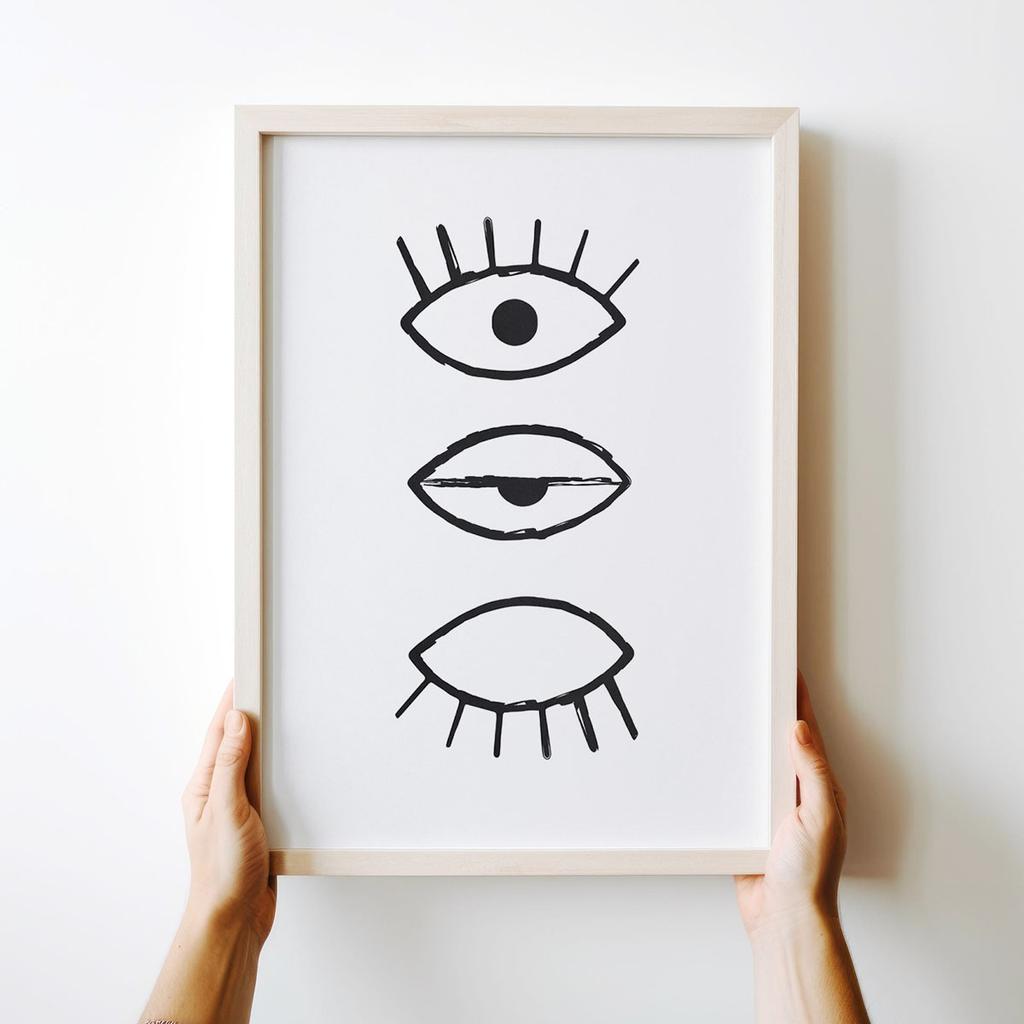 Poster Illustration Eye Eyes
