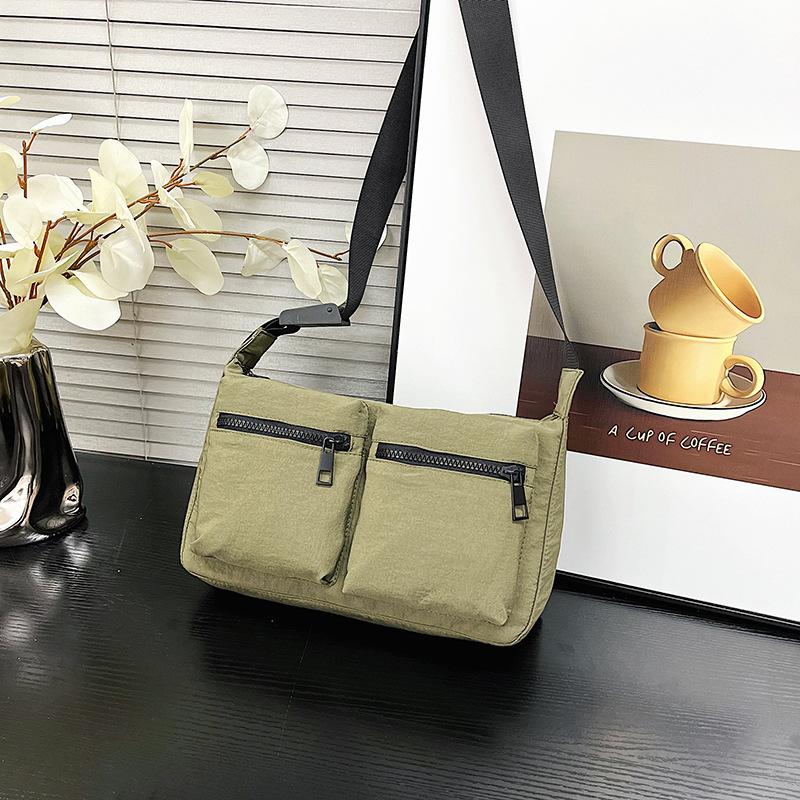

Casual Bag Women S Fashion Travel Cloth Bag Shoulder Bag Large Capacity Messenger Bag Class Commuter Bag зелёный