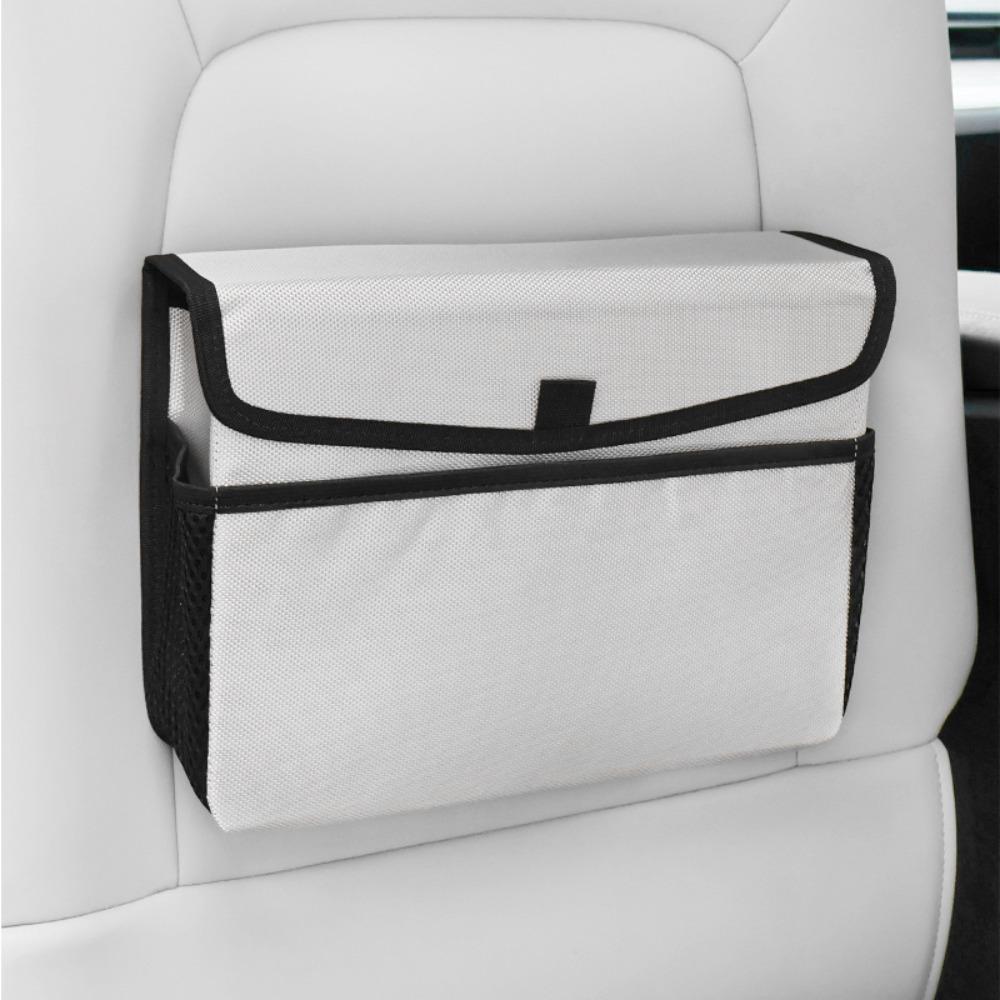 

Складная сумка для хранения на спинку сиденья автомобиля, экономящая место, контейнер для мусора, автомобильное мусорное ведро, товары для интерьера автомобиля серый