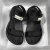 36-40 Teen Couple Simple Fashion Velcro Casual Sandals Beach Shoes