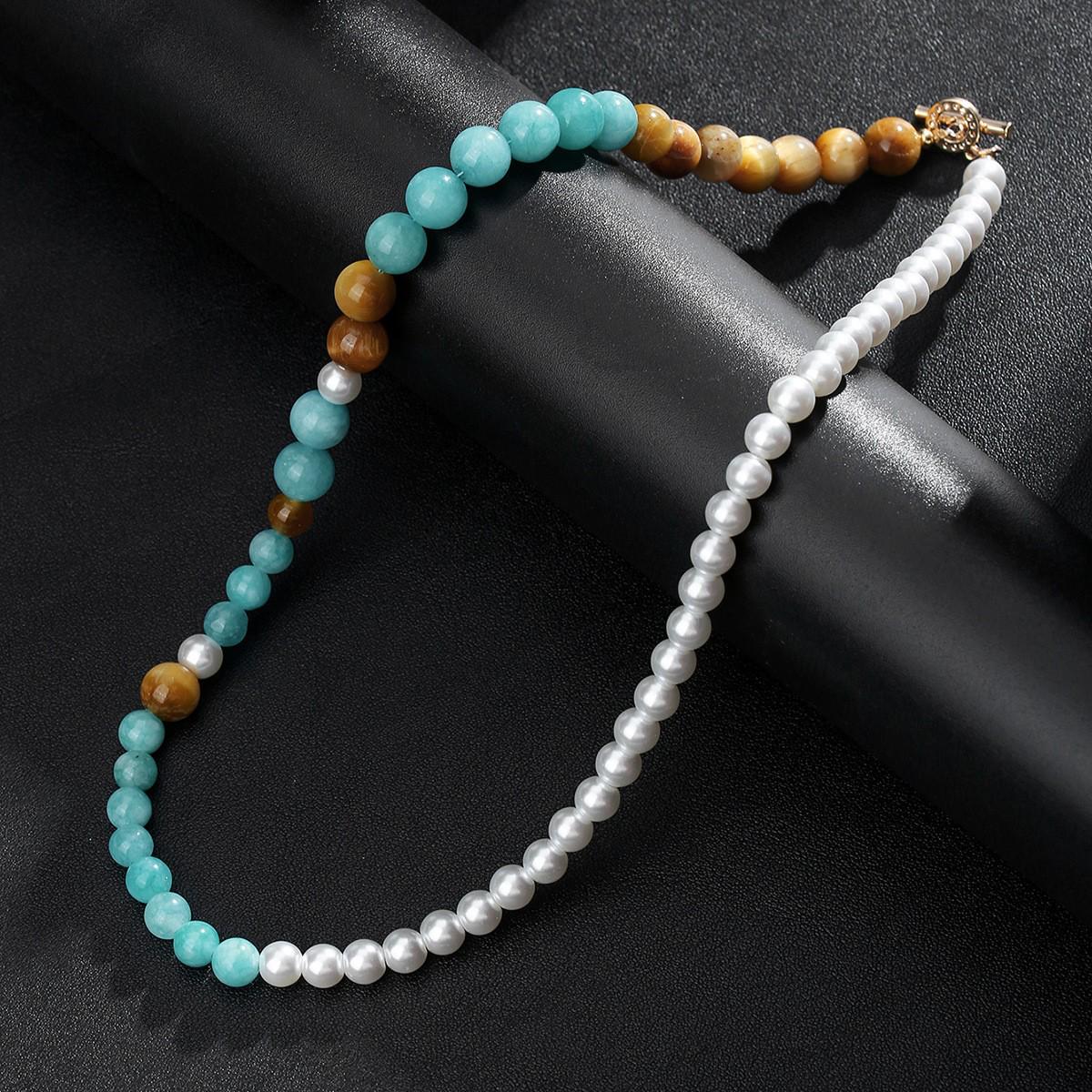 

Розкішне намисто-підвіска з натурального кристала для светрів