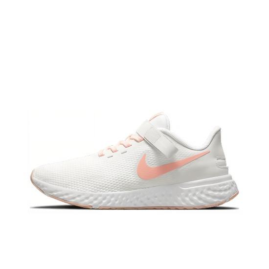 

Women s Nike Wmns Revolution 5 FlyEase Summit White Crimson Bliss BQ3212-109 EU 35.5 білий/помаранчевий