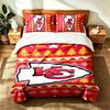 Kansas City Chiefs (23) 3pc Set Suitable for Master Bedrooms Soft and Comfortable an Ideal Gift for Family and Friends Includes One Duvet Cover and Tw