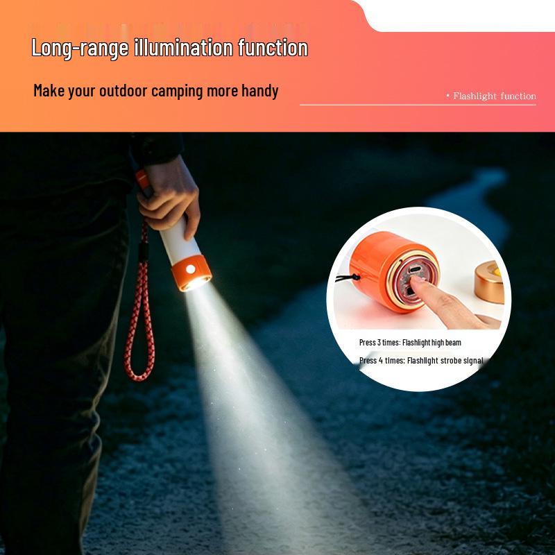 Rechargeable LED Flashlight for Outdoor Camping: USB, Long Battery Life, Strong Light