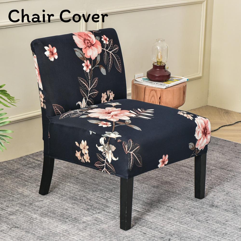 Fat Head Chair Cover No Armrest Fabric Protector With Non Slip And Dustproof For Home Dining Decor
