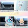 Doll Car Seat Vent Clip Miniature Car Seat (10-17cm) Realistic Air Vent Doll Toy with Clip Cute Car Interior Decoration Blue