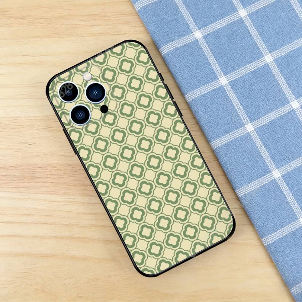 Portuguese Glazed Tiles Pattern Phone Case for iPhone 17 16 Pro Plus Air 15 14 Max Mini 12 11 Soft Shockproof Cover iPhone13Pro