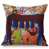 Modern Abstract Animal Oil Painting Art Style Living Room Sofa Cushion Cover Funky Artwork Chair Decorative Pillow Case Cojines