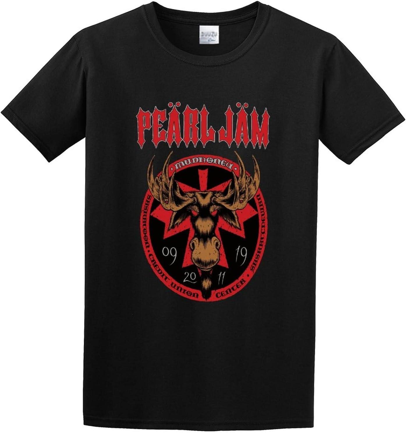 Pearl Albums Jam Fargo Poster Mens T-Shirt Graphic Printed Black Tee S