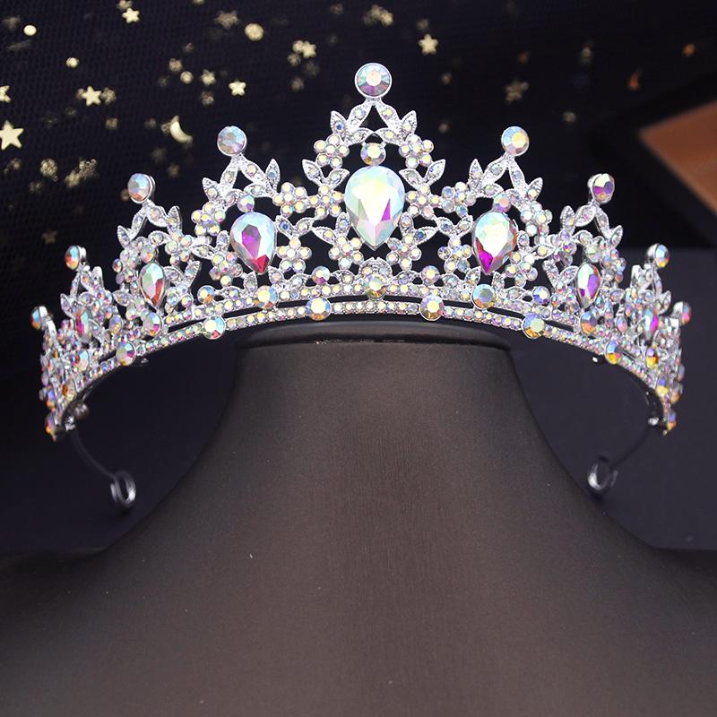 Coroană de Prințesă Tiare Mici Pieptene de Păr Petrecere Zi de Naștere Diademă Nupțială Rochie de Mireasă Accesorii Bijuterii de Păr